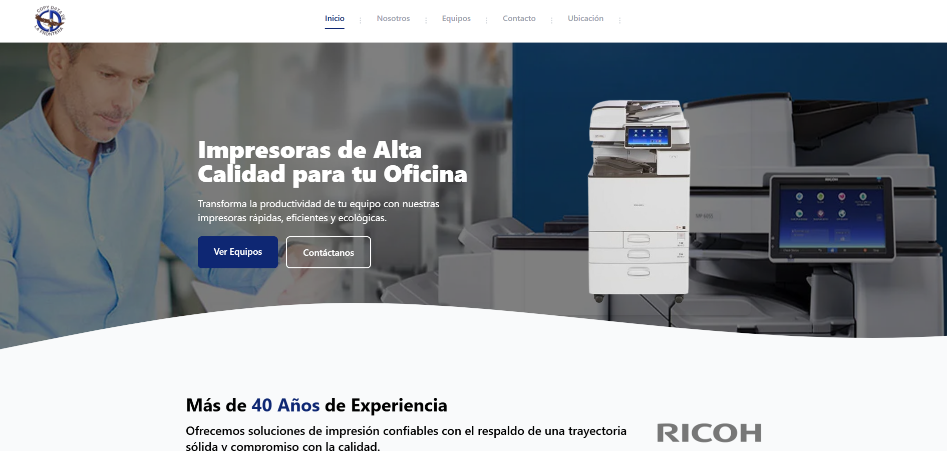 Catálogo de impresoras de Copy Data MX